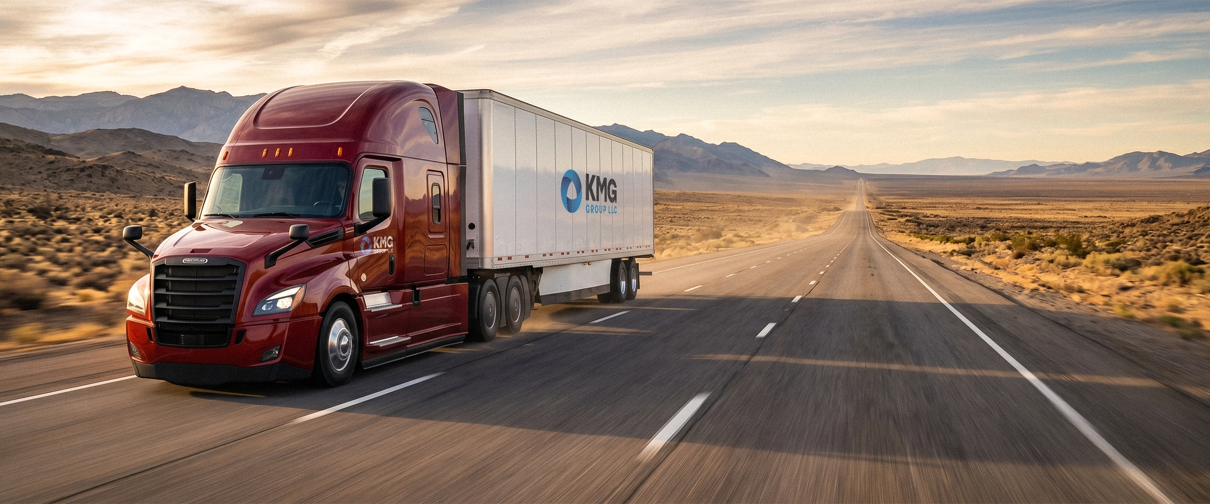 KMG highway trucking operation